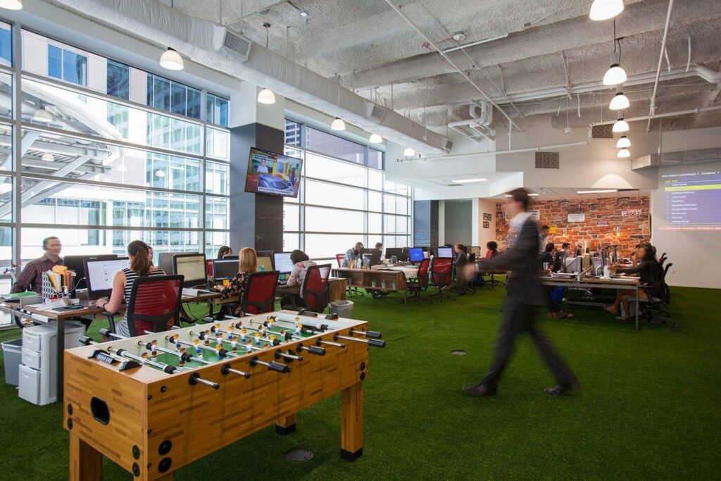 Interior of Spencer Ogden offices