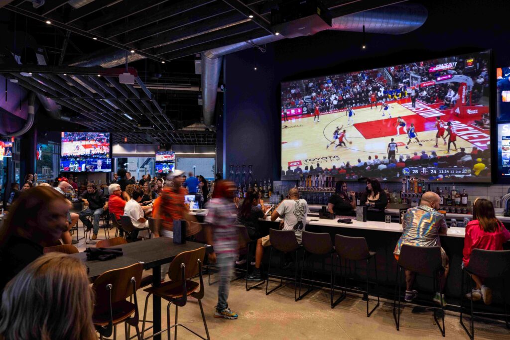 Interior of Tom's Watch Bar