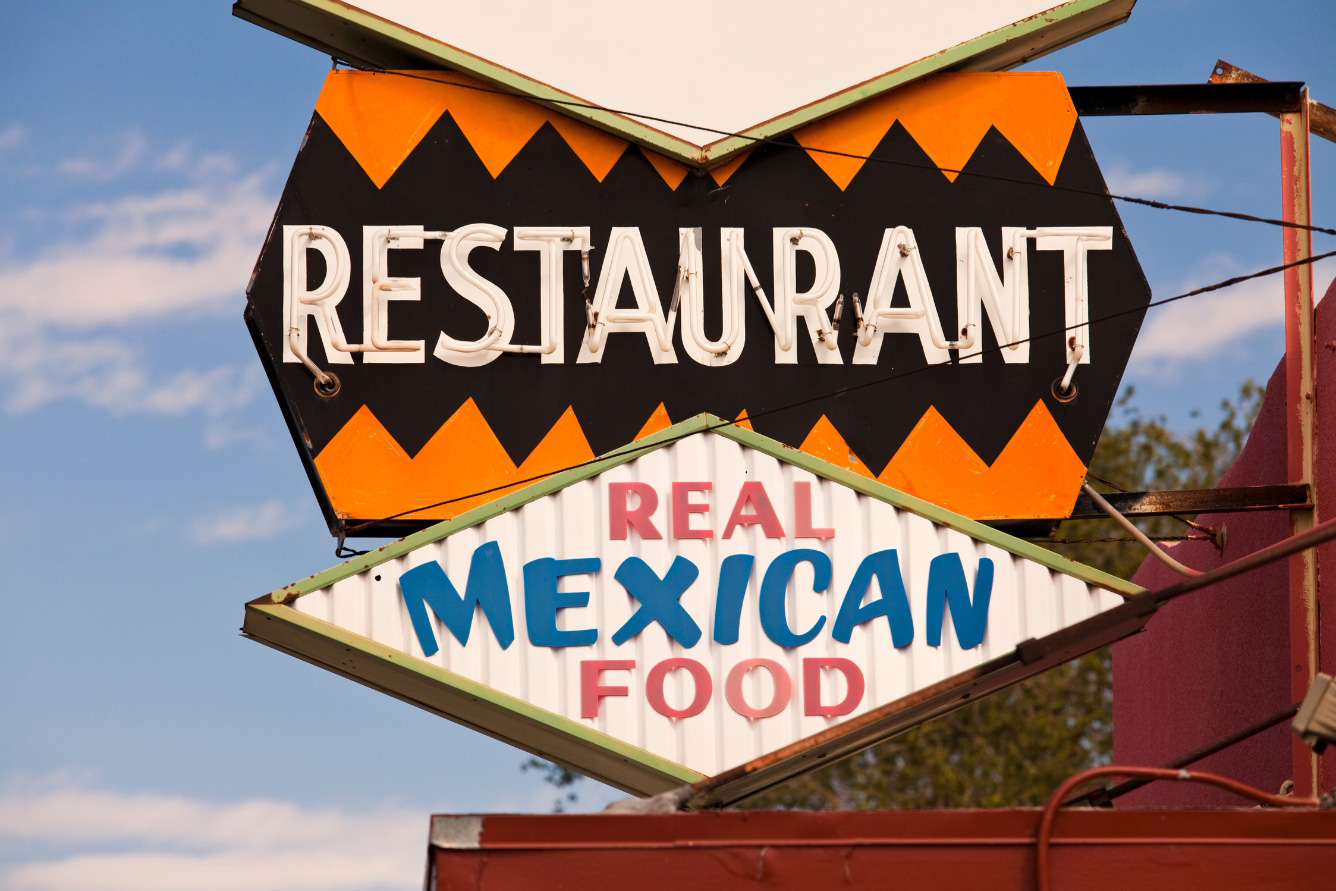mexican restaurant signage